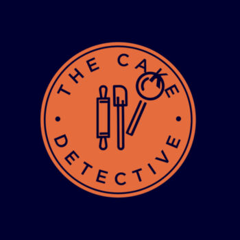 The Cake Detective shirt - Womens Amy Polo Design